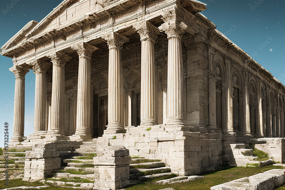 Fototapeta premium Ancient Roman architecture