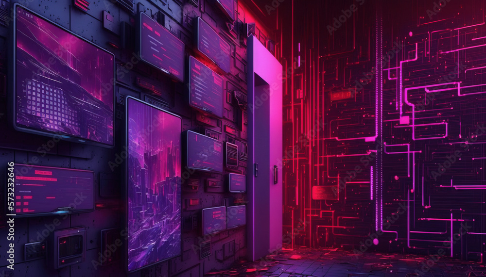 Big data technology concept. Generative Ai Big data technology concept. Generative Ai