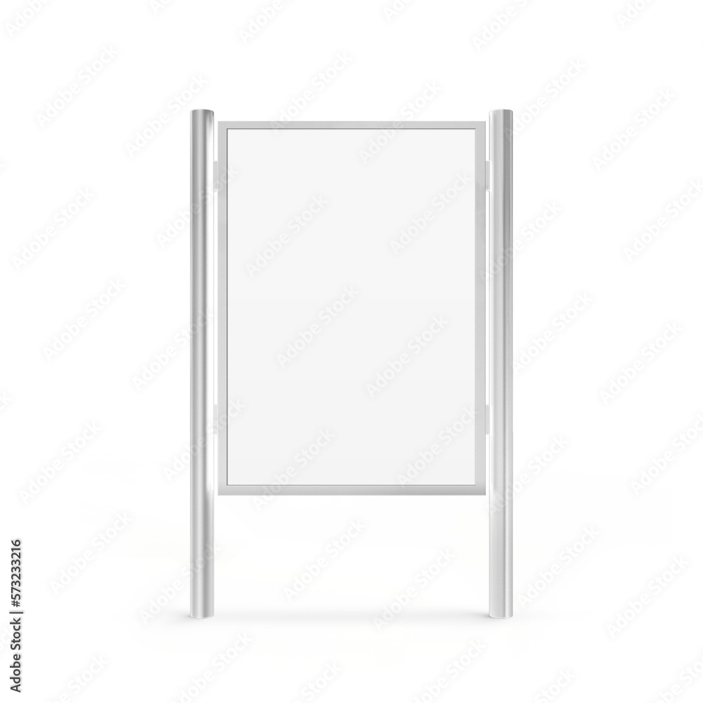 Advertising stand LED mockup realistic transparent Advertising stand LED mockup realistic transparent
