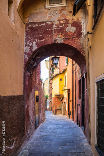 Portofino village and cozy streets, italy, Liguria © edelweiss7227