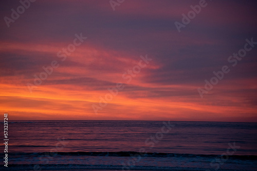Dramatic Colorful Contrast Sunrise on Beach © Mackenzie