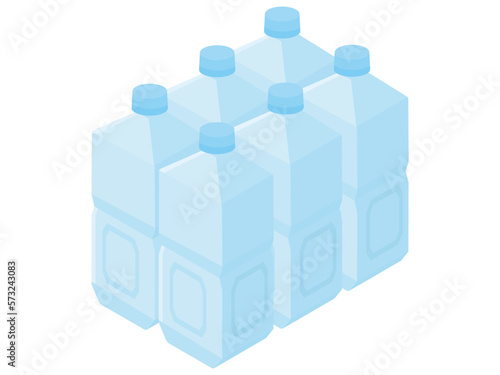ペットボトルの水