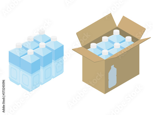 ペットボトルの水