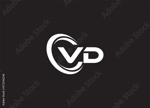 VD Letter Logo Design, Icon, Vector element design