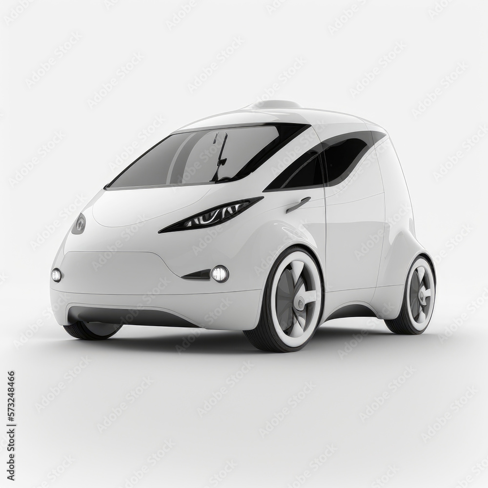 ai generated images of unique electric charging car