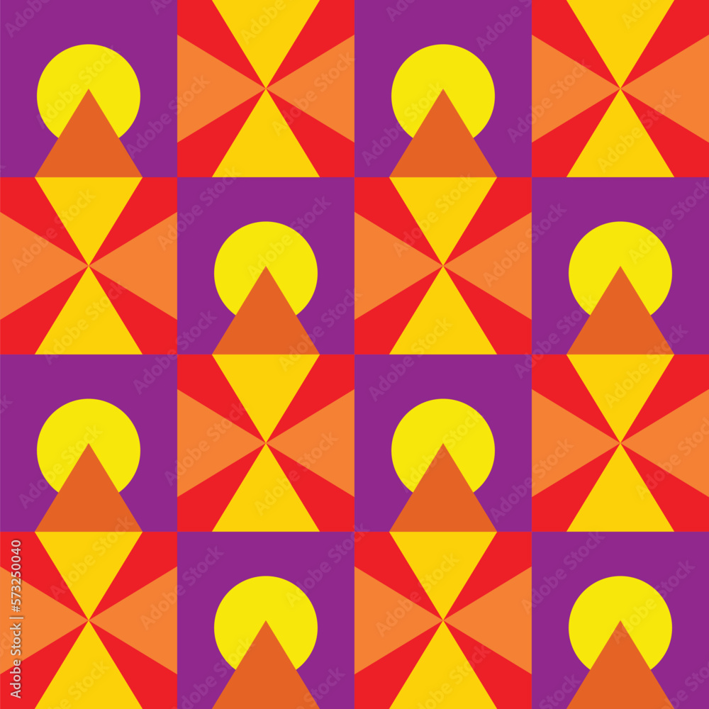 Geometric pattern design art seamless doodle contemporary modern ...