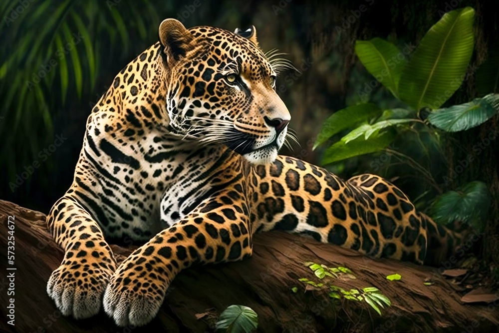 Leopard high quality closeup. Generative AI Leopard high quality closeup. Generative AI