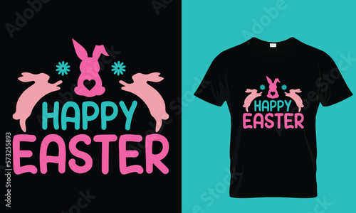 Easter day Special T-shirt design, bunny special typography t-shirt design, happy easter  day
