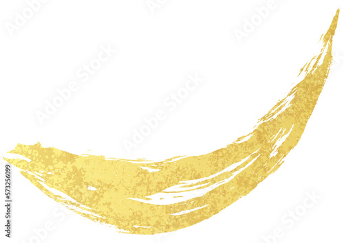 金箔の筆の線　036