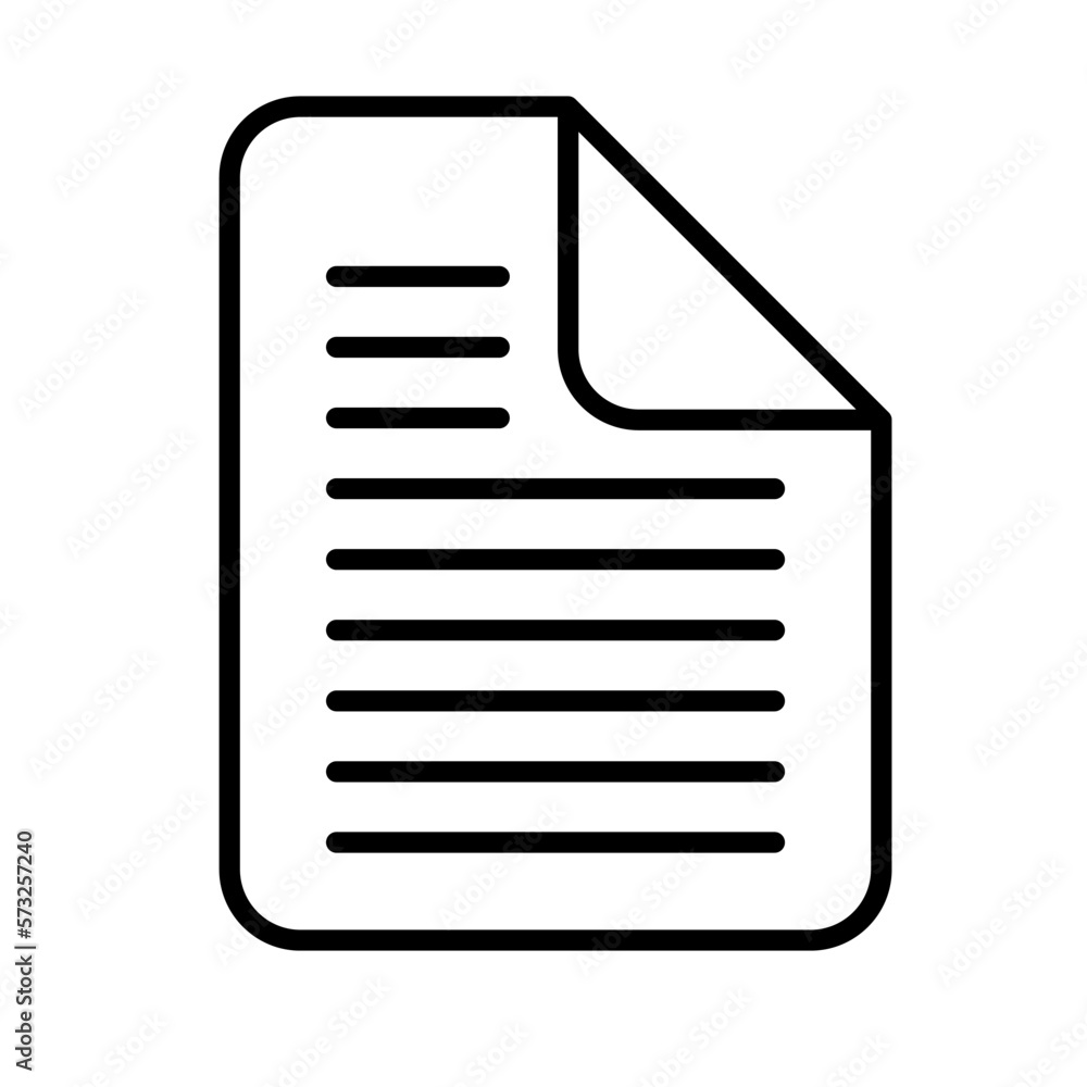 Memo icon. Data file. Business document. Vector. Memo icon. Data file. Business document. Vector.