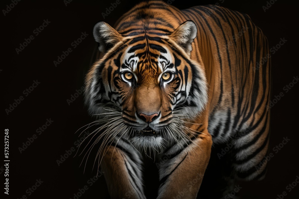 The Bengal Tiger, also known as the Royal Bengal Tiger, is the most numerous tiger subspecies and the national animal of India. 