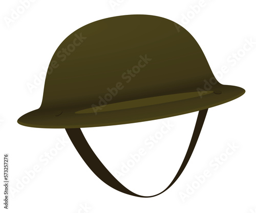 Military camouflage helmet. vector illustration