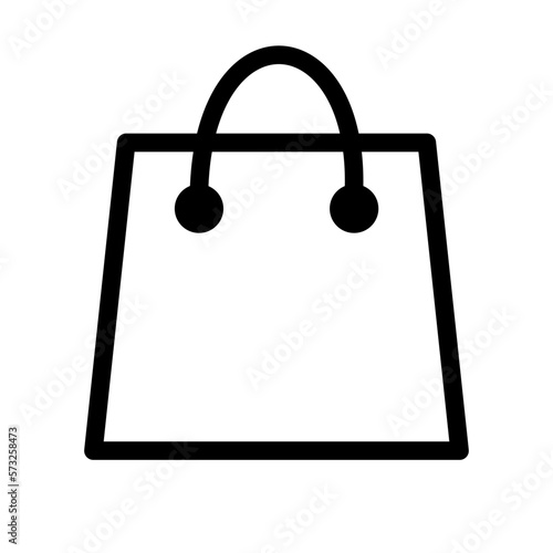 shopping bag isolated on white