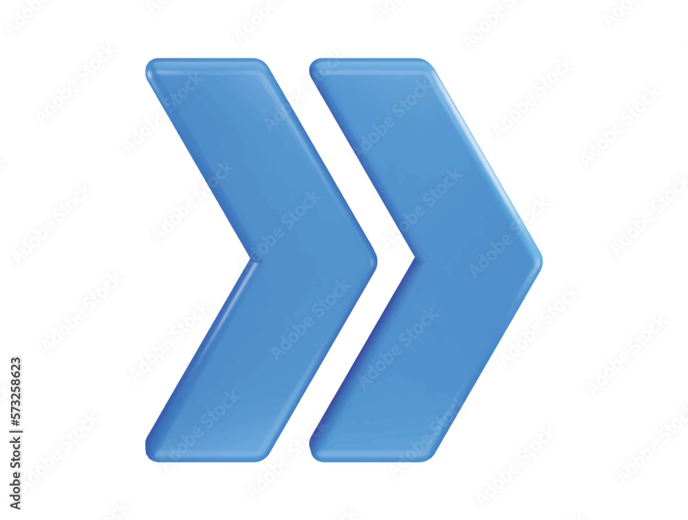 Arrow icon on 3d rendering vector illustration Arrow icon on 3d rendering vector illustration