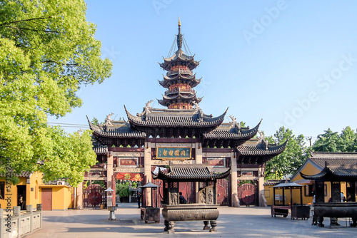 Photography Landscape of Longhua temple,located in Shanghai,China