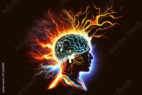 Powered by Energy: The Dependence on Vitality. An illustration depicting the reliance on energy to power daily life. AI generated.