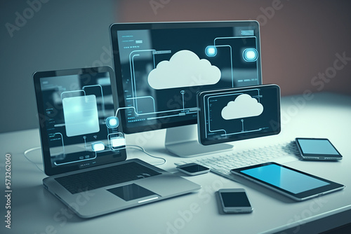 3D Cloud Computing Hosting Technology with Devices