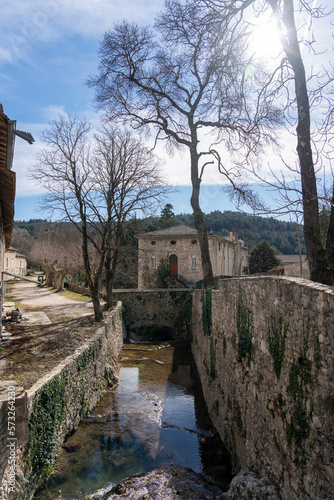 Vue de l'abbayte d'Aiguebelle