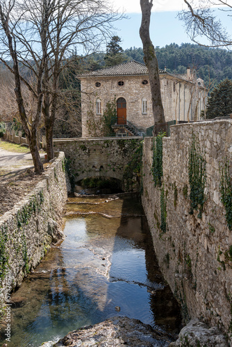 Vue de l'abbayte d'Aiguebelle