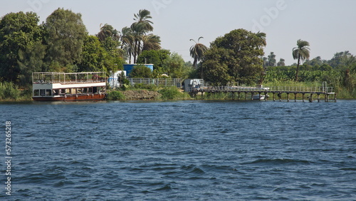 Excursion ship on Nile, Egypt, Africa 