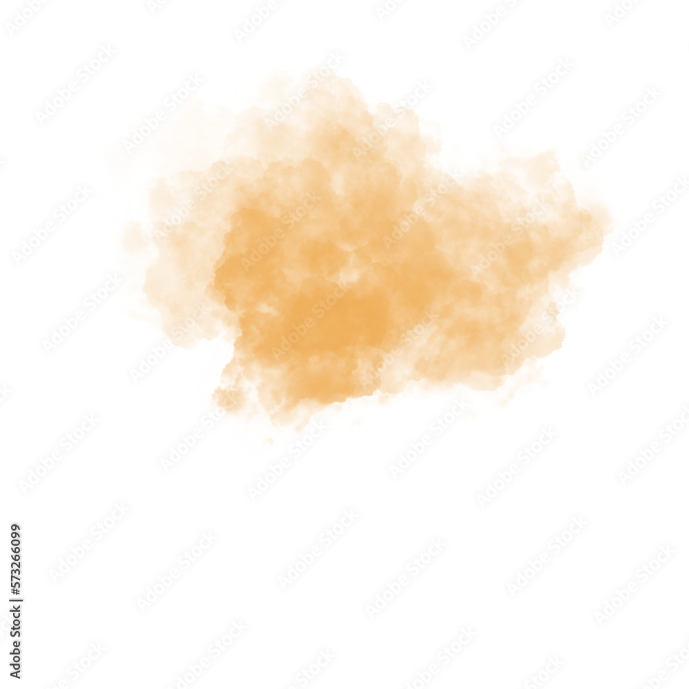 Enchanting Brown Cloud/Smoke Abstract Design in Watercolor Gradient