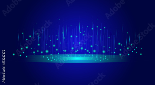 Abstract background illuminated scene