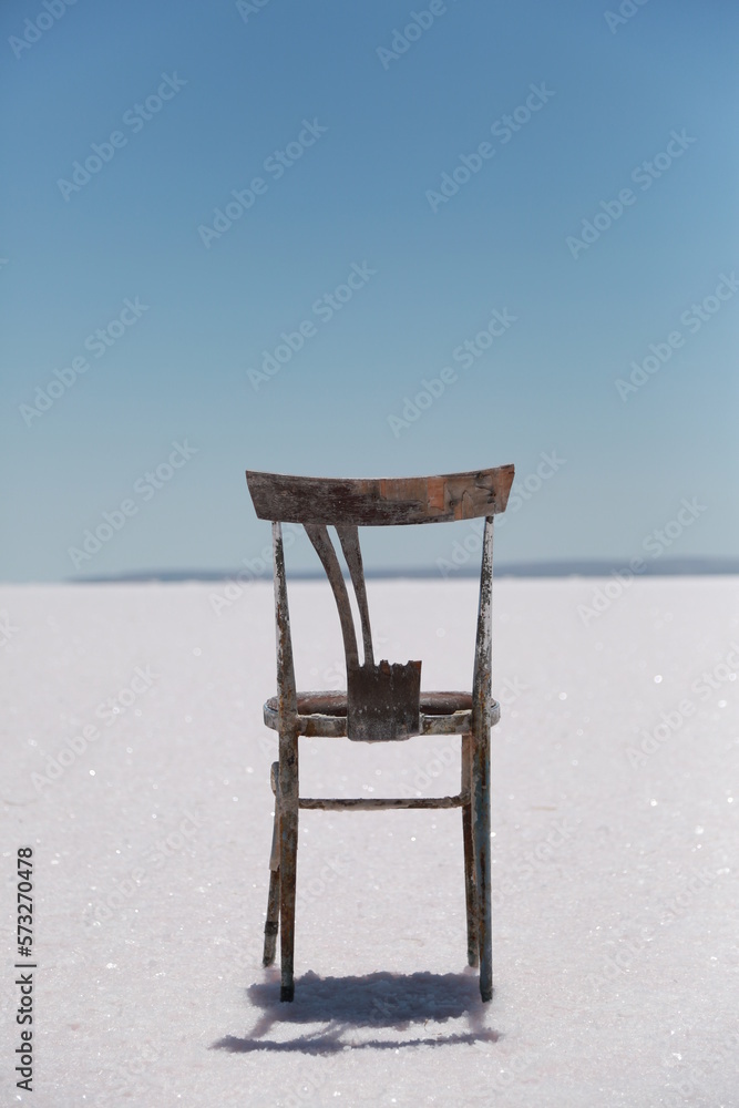 chair and salt, tuz gölü