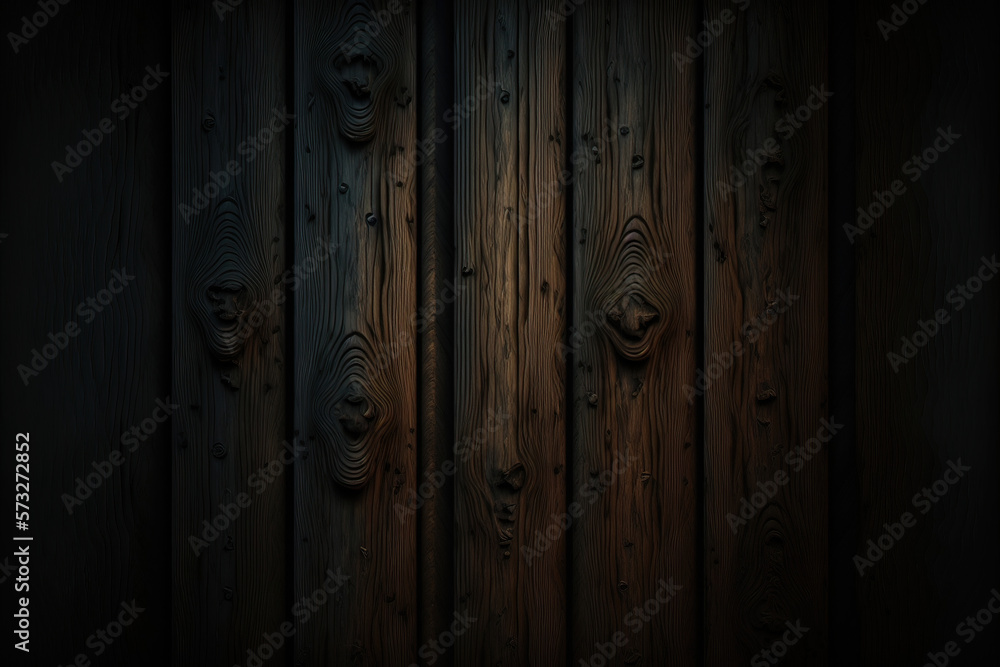 dark wood background Generative AI	
