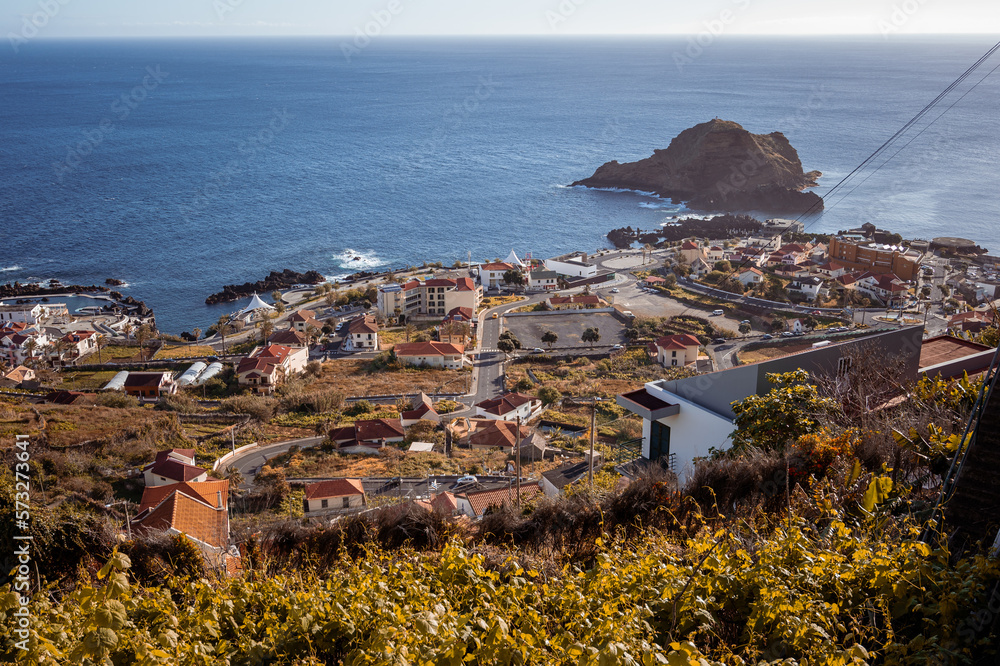 Porto Moniz, little village at Madeira island, Portugal