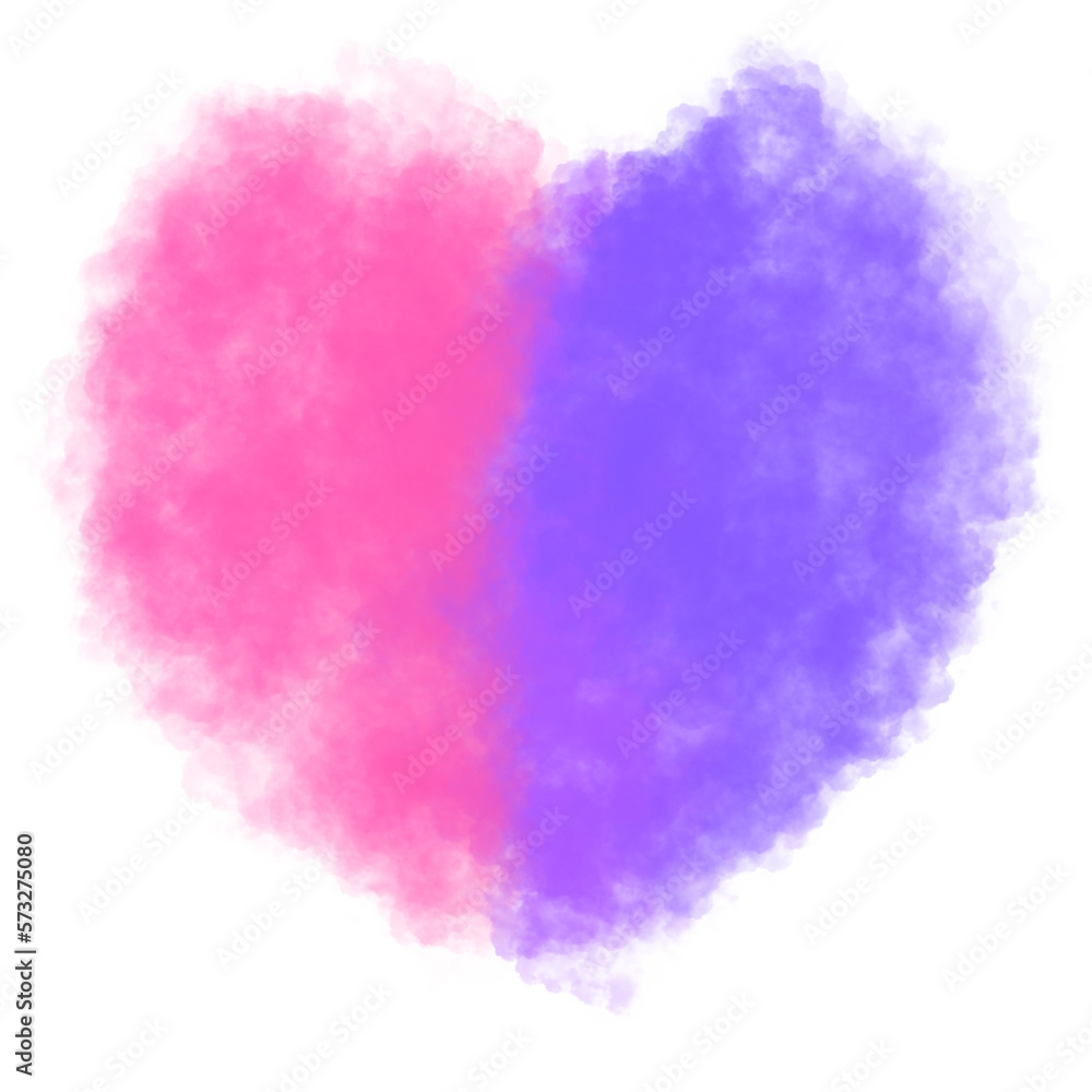 Expressive Abstract Colorful Cloud/Smoke Love Design in Watercolor Gradient Expressive Abstract Colorful Cloud/Smoke Love Design in Watercolor Gradient