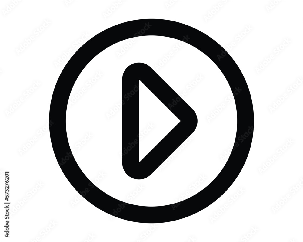 play line icon play line icon