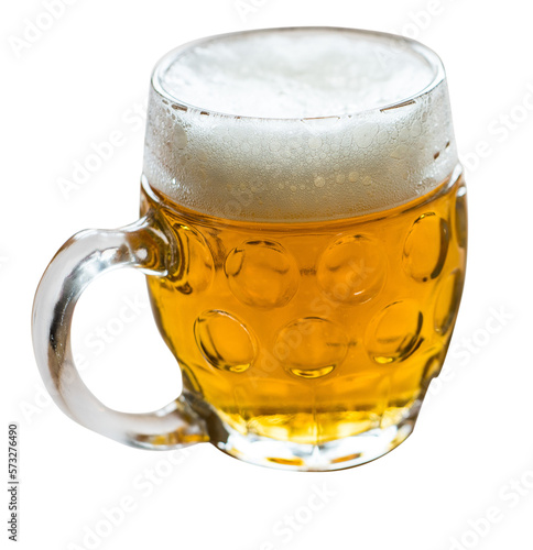 czech beer isolated on white background