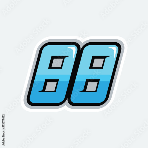 88 racing numbers