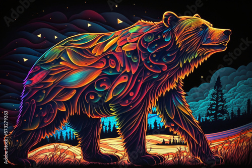 illustration of a bear