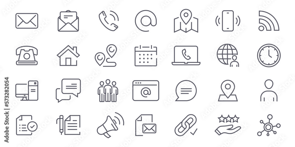 contact icons contact icons