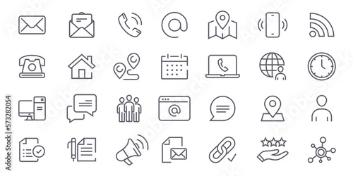 contact icons	