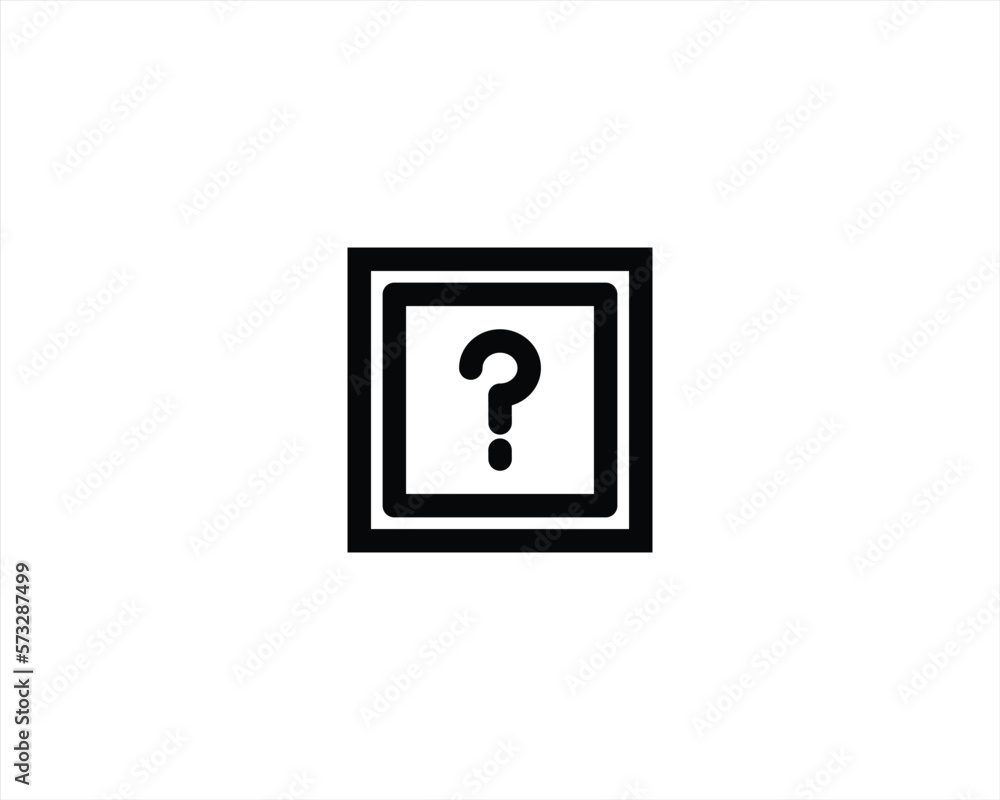 question box icon question box icon
