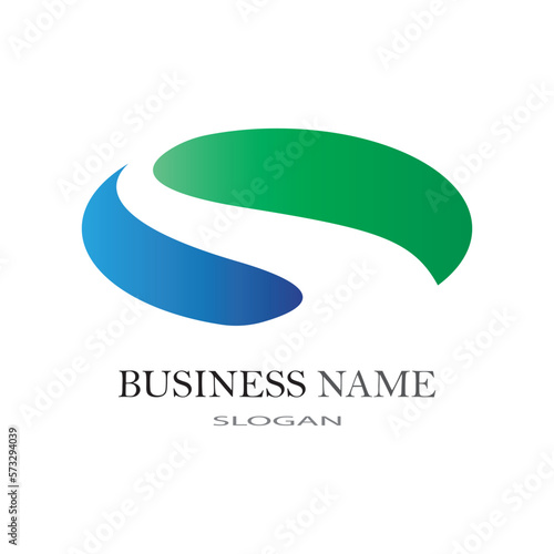 River logo business template vector illustration