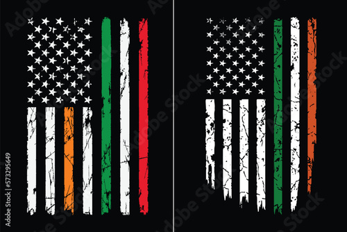 Irish Italian American Flag