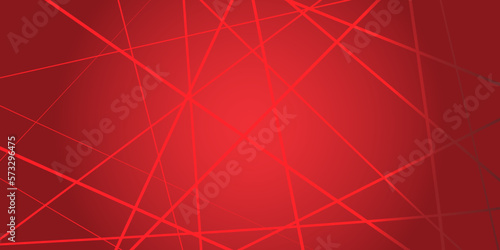 Abstract luxurious red background with lines. Geometric lines banner design background. Vector illustration.