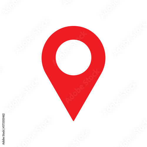 red map pointer