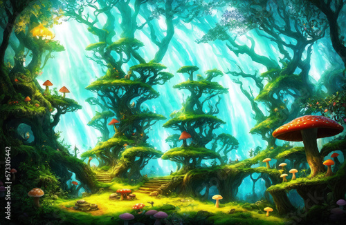 Magical Green Forest	

