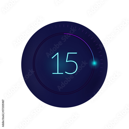 Countdown 15 Seconds Composition