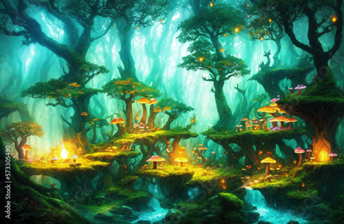Magical Green Forest	
