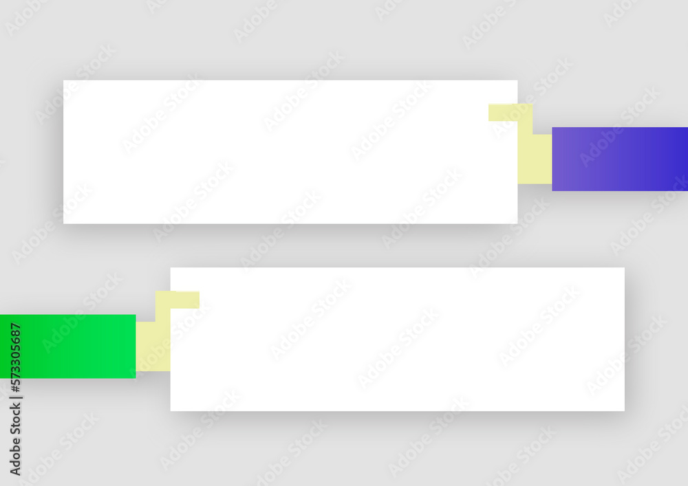 flat design, information and sign, two cards and two hands flat design, information and sign, two cards and two hands