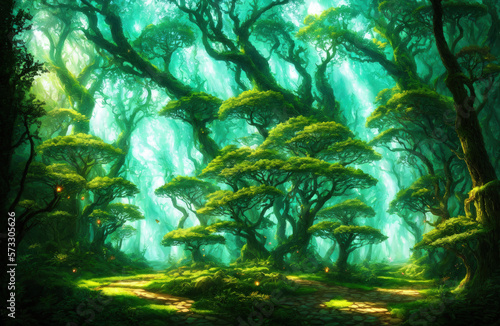 Magical Green Forest	
