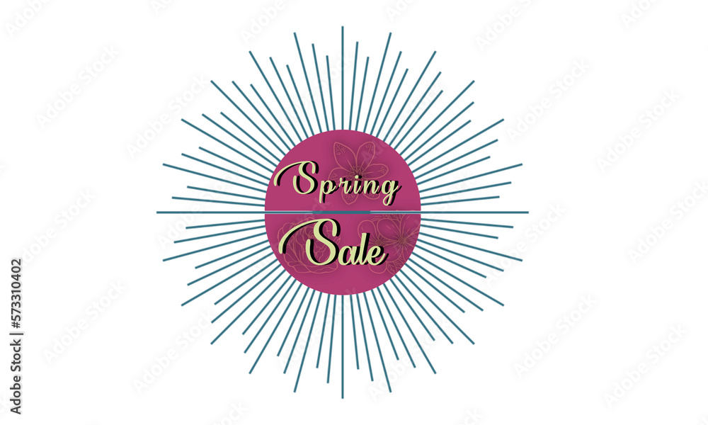 Spring sale badge Spring sale badge