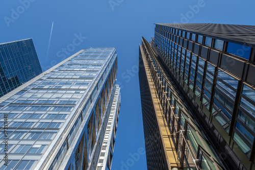 Modern skyscrapers in the heart of London