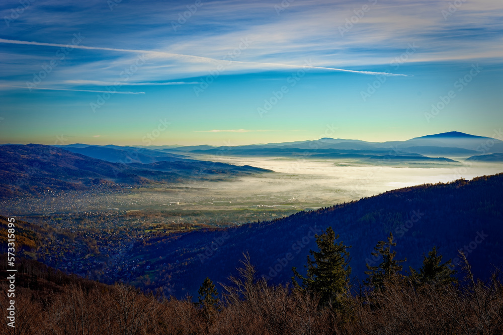 high in the mountains on a cold day high in the mountains on a cold day