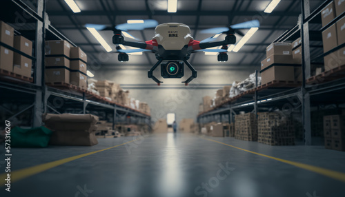 drone, industry, business, stock controll, dji mavic 3, interior photo